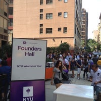 Photo taken at NYU Founders Residence Hall by Trevor S. on 8/26/2012