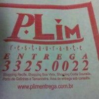 Photo taken at Plim Restaurante by Ronaldo M. on 1/5/2012