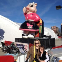 Photo taken at Macy&amp;#39;s Pink Pig by Gregory P. on 12/29/2011