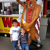 Photo taken at Cupid&#39;s Hot Dogs by Brent S. on 3/6/2011