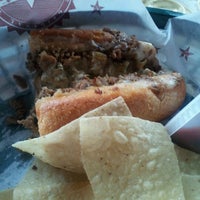 Photo taken at Texadelphia Sandwiches &amp;amp; Sports by Mark H. on 1/4/2012
