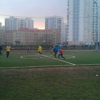 Photo taken at Футбольное поле by Leo Z. on 4/22/2012