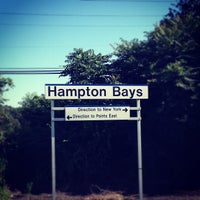 Photo taken at LIRR - Hampton Bays Station by Cecilia C. on 7/22/2012