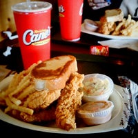 Photo taken at Raising Cane&amp;#39;s Chicken Fingers by Jay M. on 2/6/2012