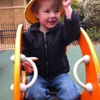 Photo taken at st luke&amp;#39;s playground by Alex B. on 5/6/2012