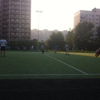 Photo taken at Футбольное Поле Зеленка by Ivar on 7/30/2012