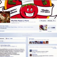 Das Foto wurde bei Pin Pon Papas Y Pizza von Pin Pon Papas Y. am 7/28/2012 aufgenommen
