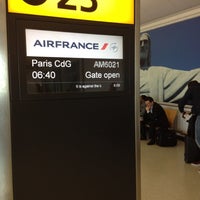 Photo taken at Gate 23 by Clare B. on 6/15/2012