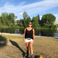 Photo taken at Piste cyclable du Canal Lachine by Sandra L. on 6/11/2021