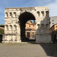Photo taken at Arco di Giano by Junichi K. on 9/23/2017