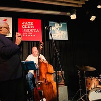 Photo taken at Reduta Jazz Club by Hyojin J. on 9/23/2019