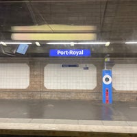 Photo taken at RER Port-Royal [B] by Aptraveler on 2/26/2023