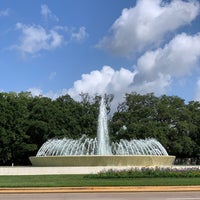 Photo taken at Mecom Fountain by Aptraveler on 6/25/2021