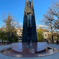 Photo taken at Vincas Kudirka monument by Aptraveler on 10/18/2021