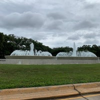Photo taken at Mecom Fountain by Aptraveler on 5/16/2021