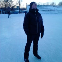 Photo taken at Стадион Динамо by Алена Ж. on 12/17/2012