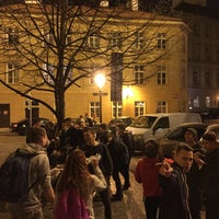 Photo taken at Haštalské náměstí by Michal K. on 4/1/2017