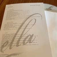5/3/2022 tarihinde Find M.ziyaretçi tarafından Ella Dining Room &amp;amp; Bar'de çekilen fotoğraf