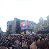 Photo taken at Belgian Pride by Davide B. on 5/20/2017