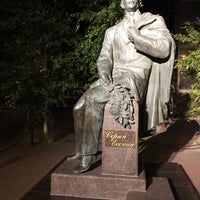 Photo taken at Памятник Есенину by Mr.Korobov on 8/25/2018