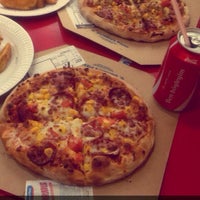 Photo taken at Domino&amp;#39;s Pizza by Şeyda Y. on 10/27/2015