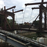 Photo taken at Jembatan Kota Intan by Tetsuyuki N. on 1/1/2019