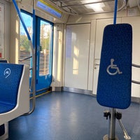 Photo taken at metro Kuntsevskaya, line 3, 4 by Marussia K. on 9/6/2021