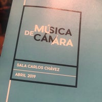 Photo prise au Sala Carlos Chávez, Música UNAM par Ciudad C. le4/14/2019