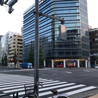 Photo taken at Hatchobori Intersection by いりふね 猫. on 6/8/2018