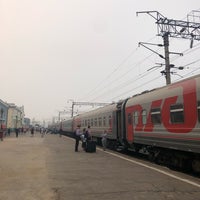 Photo taken at Ж/Д вокзал Улан-Удэ｜Ulan-Ude Railway Station by Boram L. on 7/31/2019