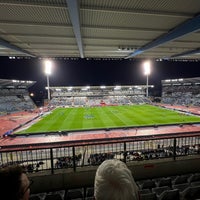 Photo taken at King Baudouin Stadium by Yoshi A. on 10/16/2023