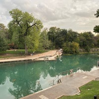 Photo taken at Barton Springs Pool by Aaron B. on 10/5/2023