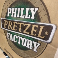 Photo taken at Philly Pretzel Factory by Caroline D. on 1/19/2013