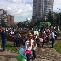 Photo taken at Сквер “Гулливер” by Sergei L. on 8/27/2014