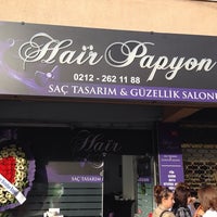 Photo taken at Hair Papyon Guzellik Salonu by Fikret Coşkun . on 11/24/2013