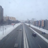 Photo taken at Надземный переход через Приморское шоссе by Irene K. on 12/2/2012