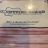 Das Foto wurde bei Cutting Board  Filipino Gastropub von Trisha C. am 12/22/2018 aufgenommen