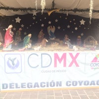 Photo taken at Delegación Coyoacán by Jesus Noe G. on 1/8/2017