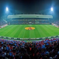 Photo taken at Hüseyin Avni Aker Stadyumu by ⚡️mstf✨ on 5/8/2013