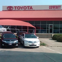 Photo taken at Cowboy Toyota by Jessica W. on 10/29/2012