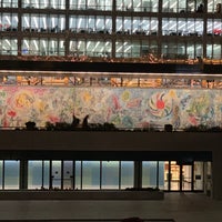 Photo taken at Chagall Mosaic, &amp;quot;The Four Seasons&amp;quot; by Fi V. on 11/16/2018