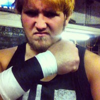 Photo taken at WCWO Outlaw Arena by Anthony C. on 12/22/2012