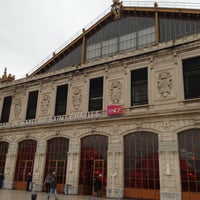 Photo taken at Marseille Saint-Charles Railway Station by Nina C. on 4/28/2013