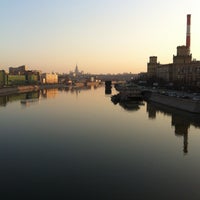 Photo taken at Bogdan Khmelnitsky Bridge by Виктория К. on 4/15/2013