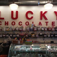 Photo taken at Lucky Chocolates, Artisan Sweets And Espresso by Teresa L. on 6/29/2013