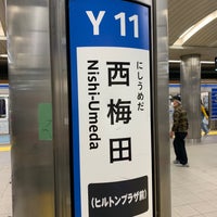 Photo taken at Nishi-Umeda Station (Y11) by ヤ ス. on 4/14/2024