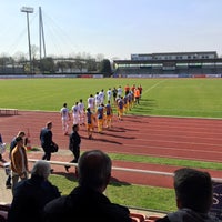Photo taken at Stadion Ratingen by Olli S. on 3/26/2017