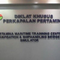 Photo taken at Pertamina maritime training centre by Fauzie R. on 3/4/2014