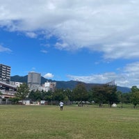 Photo taken at Minato no Mori Park by Kats Zarusoba I. on 9/20/2023