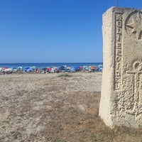 Photo taken at Lido Marini Beach by Giorgio M. on 8/21/2021